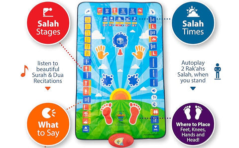 TRENDY FINDS HAVEN™ Kids Prayer Mat تريندي فايندز هافن™ سجادة صلاة للأطفال