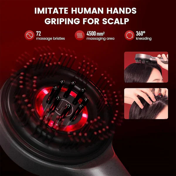 TRENDY FINDS HAVEN™ Scalp Massager Brush (Red) – فرشاة تدليك فروة الرأس (حمراء)